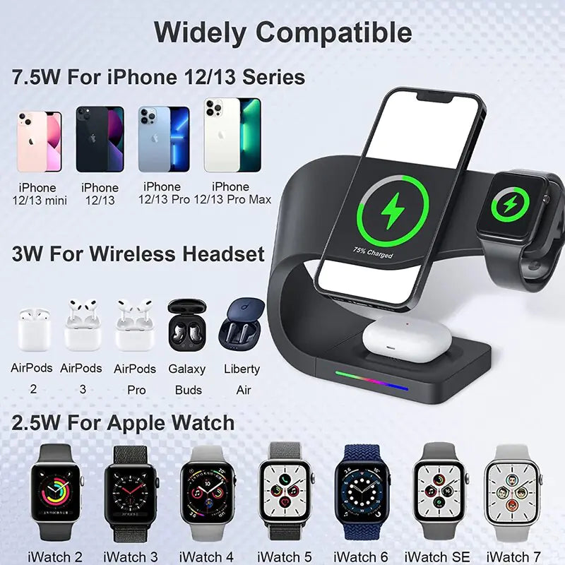 3 In 1 Wireless Chargers Stand